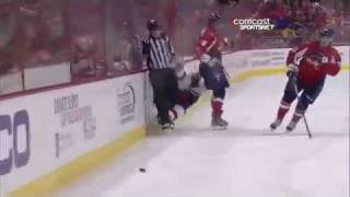 Alex Ovechkin huge hit on Tuomo Ruutu