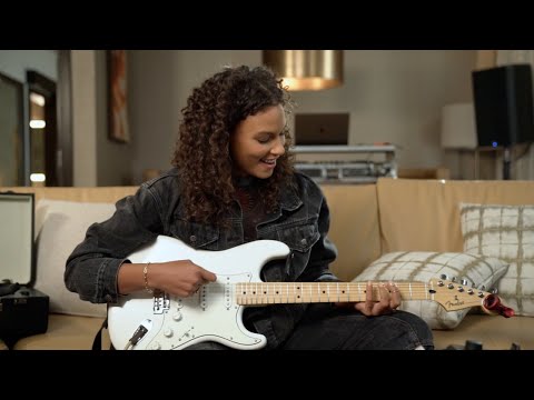 Marquita Pring Learns The Basics Of Electric Guitar | Sports Illustrated Swimsuit