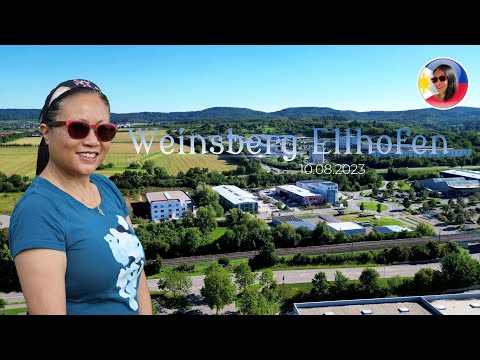 Panorama Weinsberg Burg Weibertreu Ellhofen , rund um das Autobahnkreuz Weinsberg