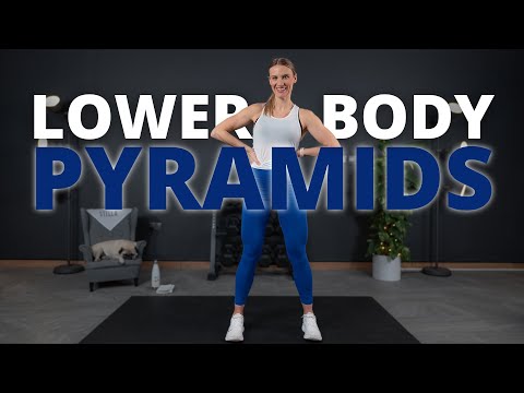 LOWER BODY PYRAMID Workout with Dumbbells
