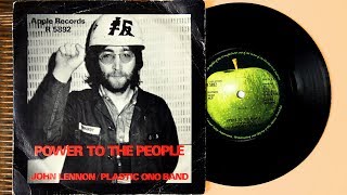 John Lennon / Plastic Ono Band - Power To The People / Open Your Box - Single Vinyl 7&quot; Unboxing