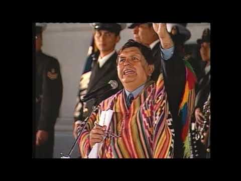 Presidente Alan Garcia rinde homenaje a Machupicchu en Palacio de Gobierno