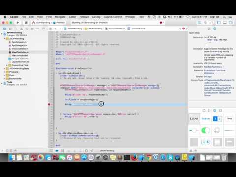 JSON tutorial in IOS 8 Objective C