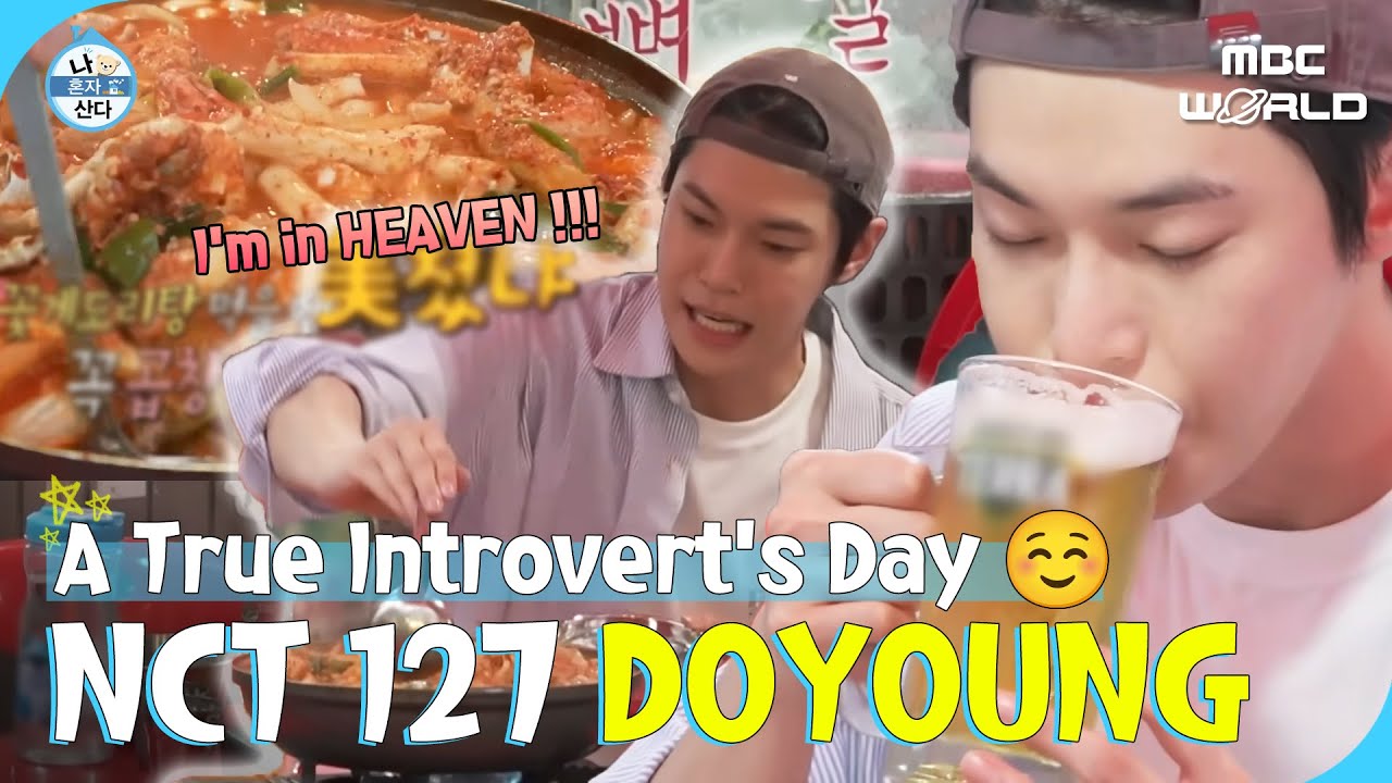 [SUB] Santa DOYOUNG secretly delivers gifts at the SM and enjoys spicy crab stew with cold soju! 🧊