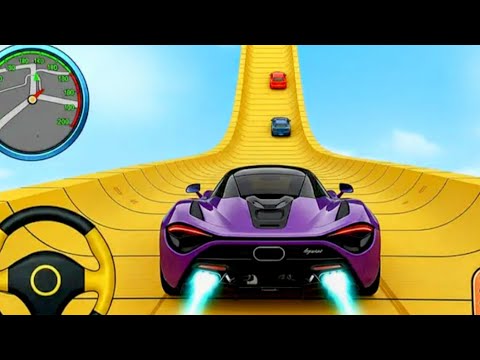Mega Ramp Monster Car Racing 3D - Extreme Car Stunts 2026 - Android Crazy Gameplay
