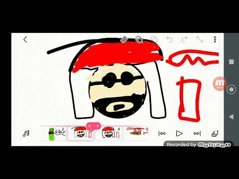 verde e laranja vs Mussoumano animado