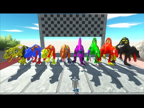 Speed Race Championship Marvel Comics Trex Hero Vs Spino Vs FPS Avatar Jurassic World Evolution