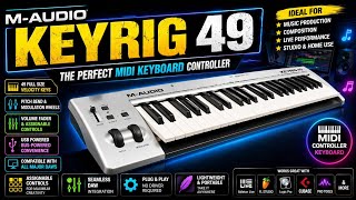Video thumbnail for M Audio keyRig 49 | M Audio keyRig 49 setup by Rockstar Music Store