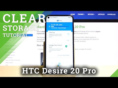 How to Clean Junk Files in HTC Desire 20 Pro – Clear Storage