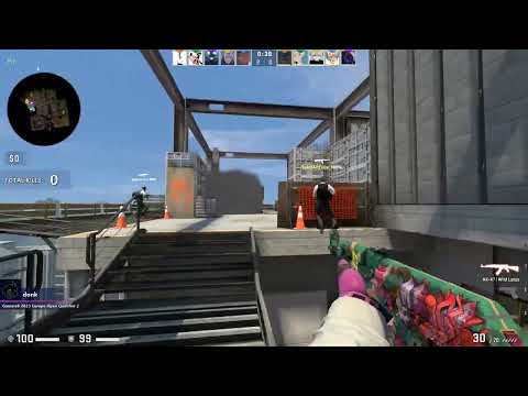 CSGO POV Spirit donk (23/18) vs 9INE (vertigo) @ Gamers8 2023 Europe Open Qualifier 2 / Jul 11, 2023