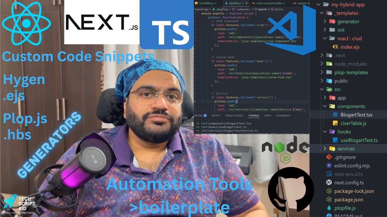 Dev Workflow Hygen Plop