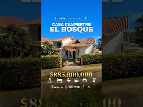 ¡Hermosa casa campestre en las cercanías de Silvania! - Casa campestre el bosque
