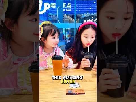 She has the best big sister ❤️😲😲 #shorts #wholesome