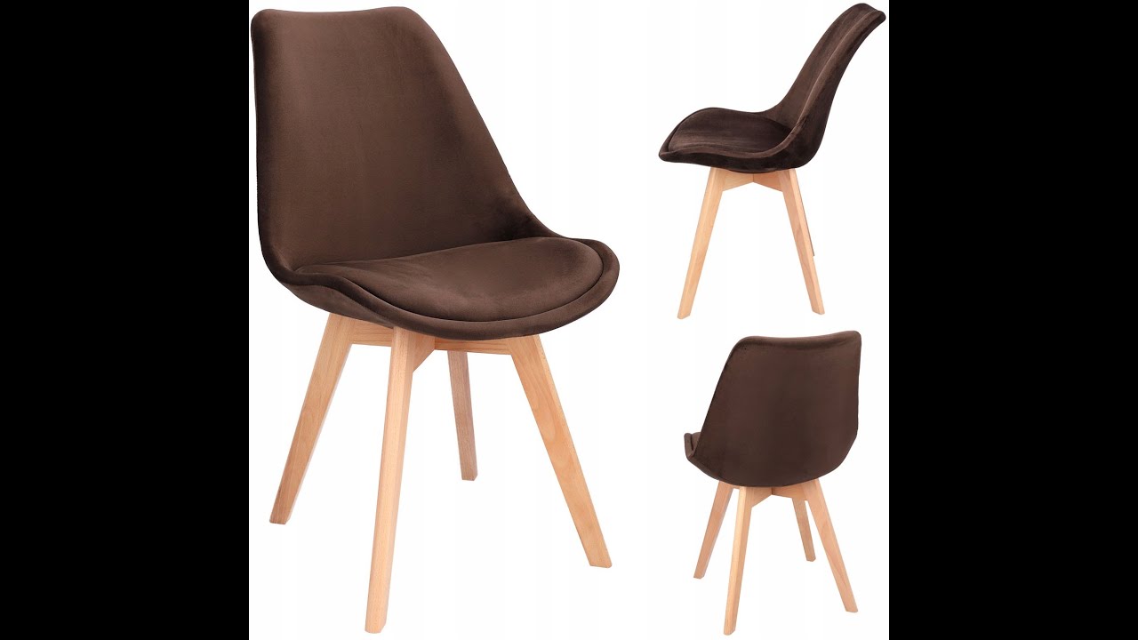 SD-975828 Krzesło z kolekcji BARI brązowe