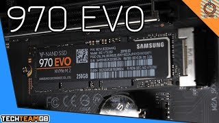Video thumbnail for Samsung 970 EVO NVMe M.2 SSD Review by TechteamGB