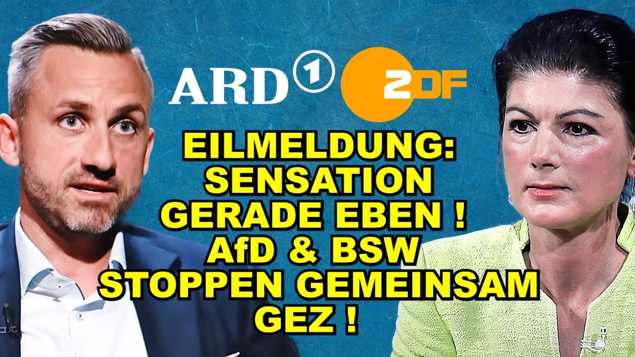 EIL: Sensation! AfD & BSW STOPPEN GEZ!﻿