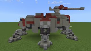 I Built An AT-TE From Star Wars The Clone Wars in Minecraft!