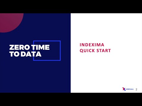 THE NEW INDEXIMA INTERFACE - V2021.1 - QUICK START GUIDE