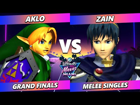LMM Miami 2024 GRAND FINALS - Aklo (Link) Vs. Zain (Marth) Smash Melee - SSBM