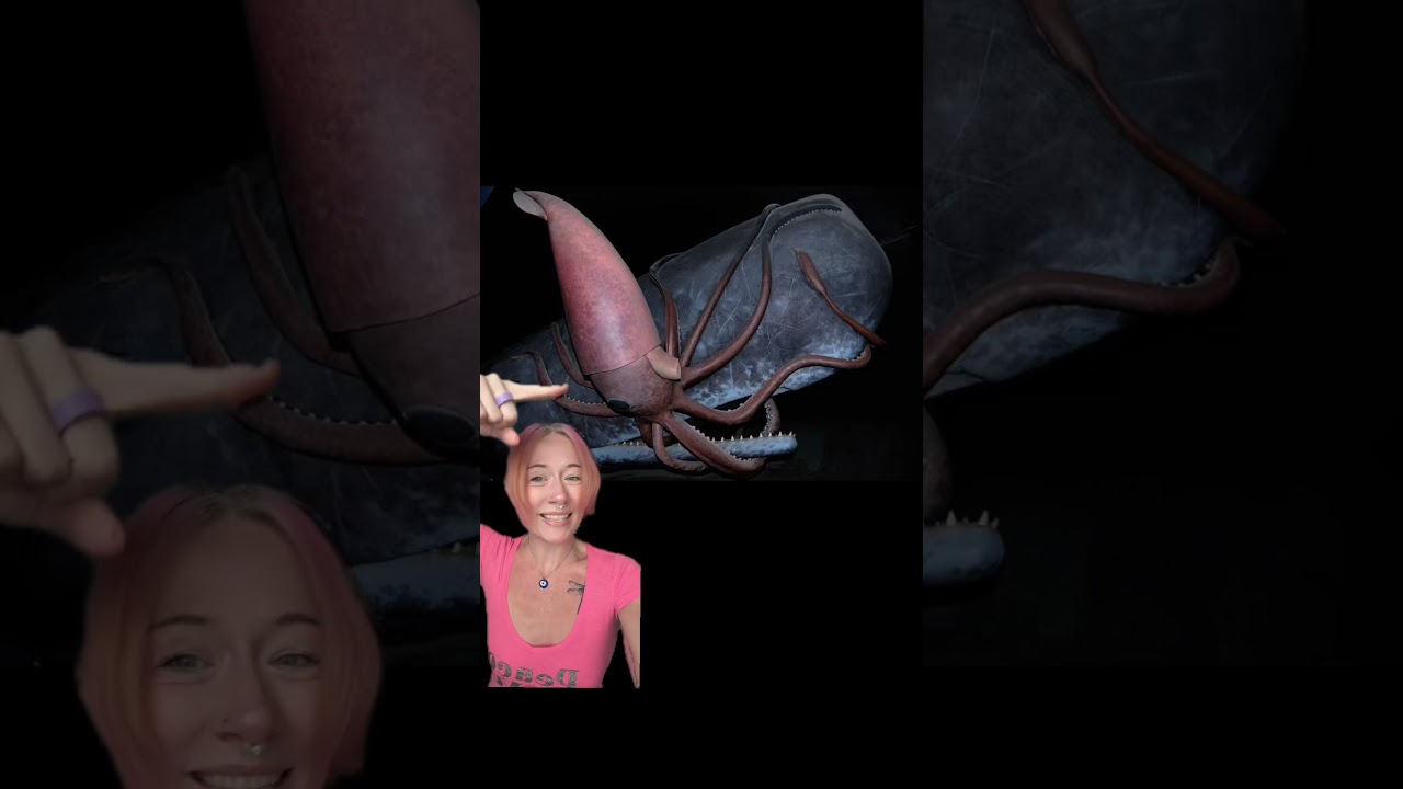 This massive whale and squid diorama in New York City is terrifying