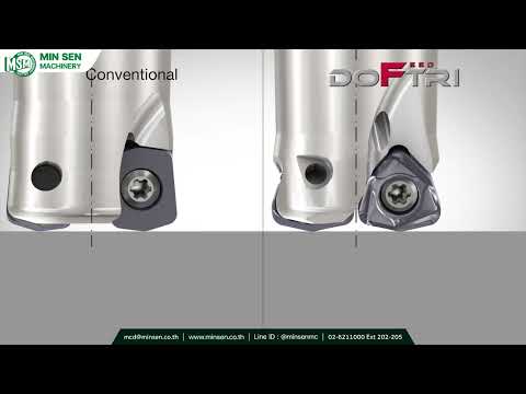 DoFeedTri - High feed milling cutters with six cutting edge inserts - จำหน่ายโดย MIN SEN