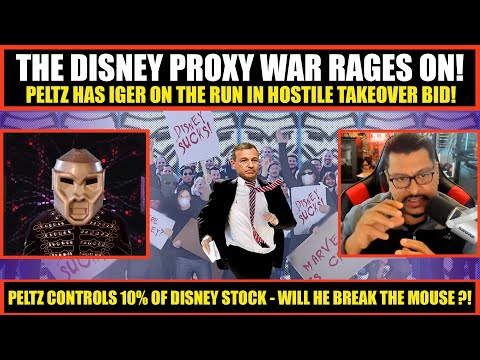 Disney SMACKED by ANGRY Peltz in Proxy Bid | Peltz is Armed with 10% of Disney STOCK in His CONTROL!