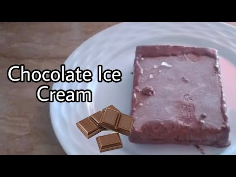 Chocolate ice Cream🍦/With Four Ingredients!