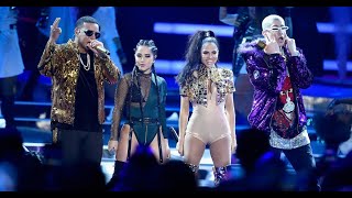 Daddy Yankee ft. Bad Bunny, Natti Natasha &amp; Becky G - Dura REMIX (En Vivo - Premios Billboard 2018)