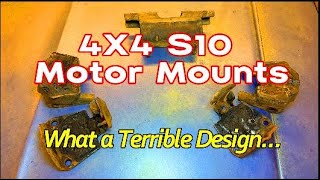 Replacing 4x4 S10 Motor Mounts | 1992 S10