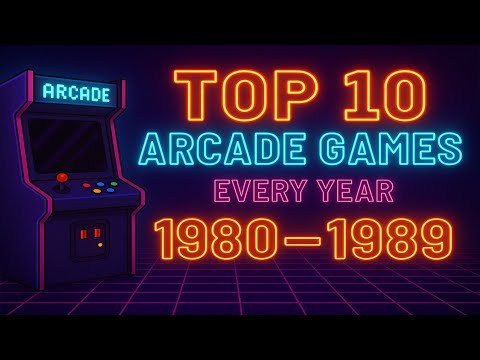 Top 10 Arcade Games of Each Year (1980–1989) | The Ultimate ‘80s Arcade Countdown