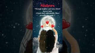Poetry for Sisters👭 | Sister status ❤  | sister whatsapp status | #shorts #poetry #sister #sisters