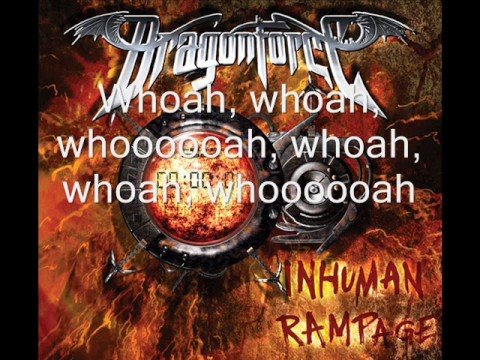 Dragonforce - Through the Fire and Flames(Lyrics)