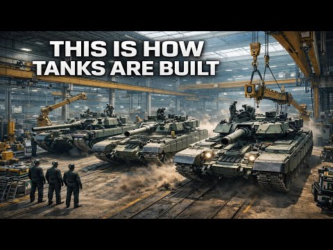 How Battle Tanks Are Built Inside a Massive Factory | Tank Manufacturing Process