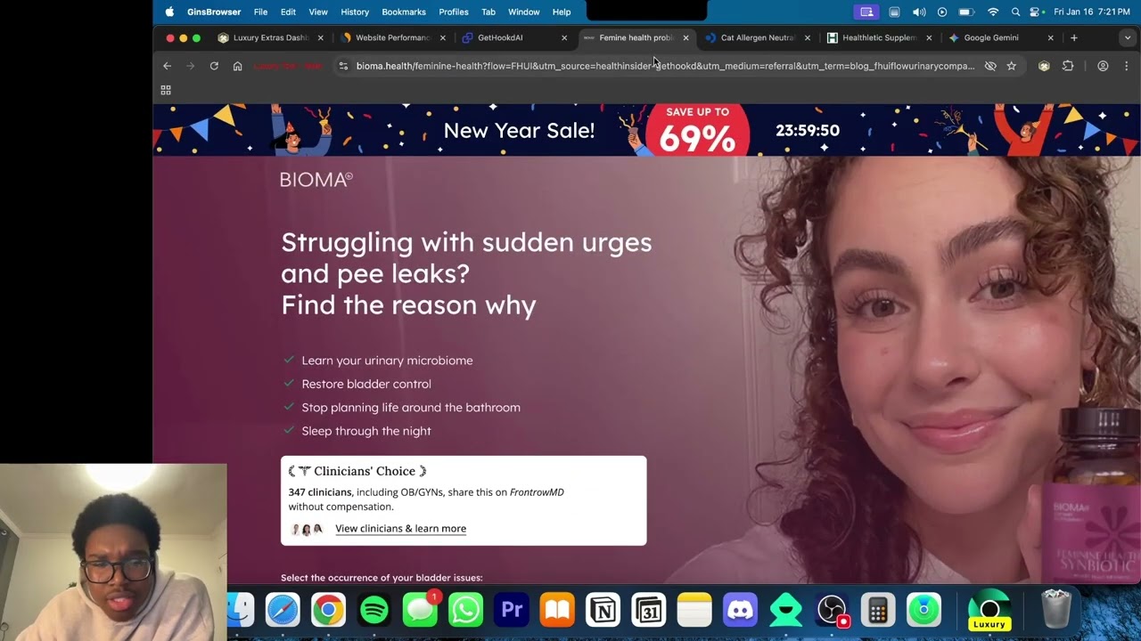 01/16 Stream - product research, product validation, creating native image ads + longform copy