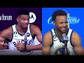 Steph Reacts To Giannis Calling Him The Best Player In The World