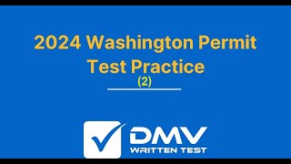 DMV Driving Test #2| Washington DOL|
