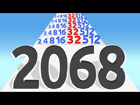 How to play MERGE MASTER NUMBER RUN - Colorful 2048 Tiles (ASMR Math Game)