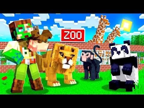 I BUILT a ZOO in MINECRAFT! (animals)