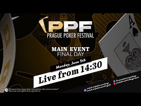 ♣️♦️ Final Day of €130 PPF Main Event live from King's Resort 👑