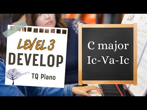 C major Ic-Va-Ic - 100 bpm. Level 3 Develop. TQ Piano