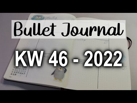 Wochendeko im Bullet Journal | KW 46 - 2022 Plan with me [German/Deutsch]