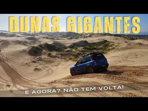 JAGUARUNA-SC: ENCARANDO DUNAS GIGANTES COM 4X4!
