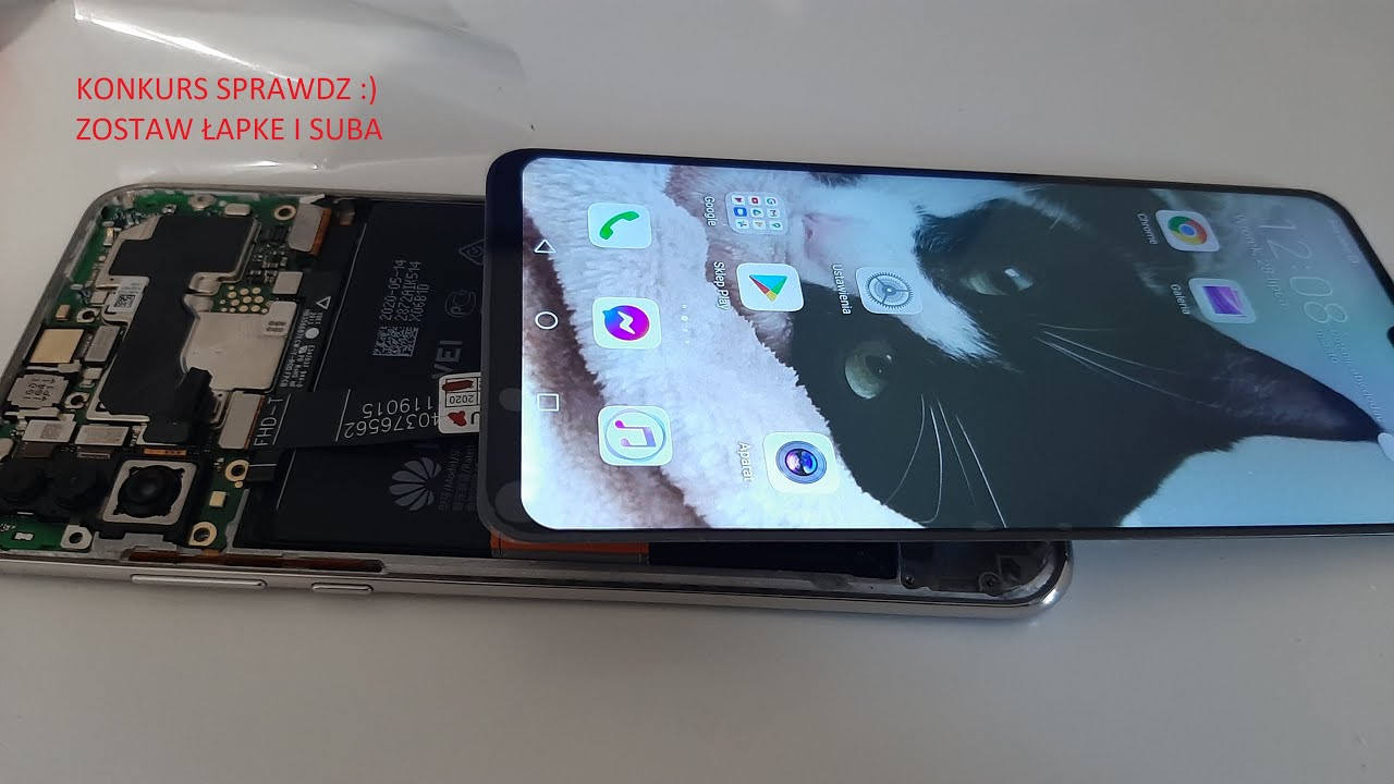 HUAWEI P30LITE (#KONKURS) WYMIANA WYSWIETLACZA