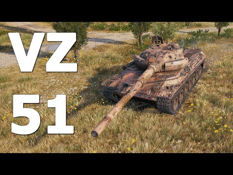 World of Tanks TNH T Vz. 51 - 4 Kills 9K Damage | NEW TANK !