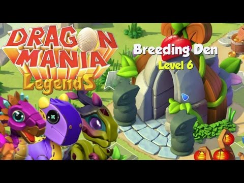 Breeding Den Level 6 Upgrade! Plushie, Briar & Crumbly Unlocking! - Dragon Mania Legends #415
