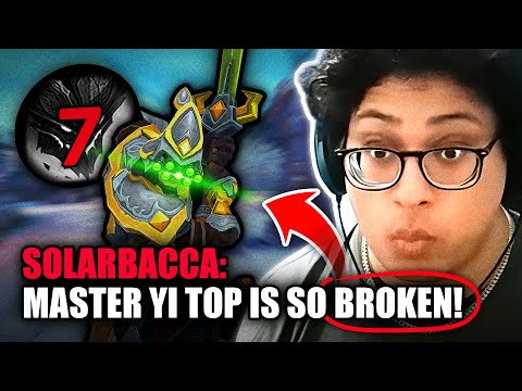 Rank 1 Gangplank Solarbacca gets the MASTER YI TOP experience.