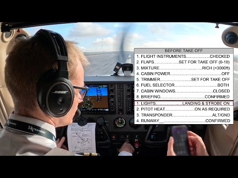 Cessna 172S Take-Off Procedures & Briefing