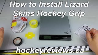 How To Install Lizard Skins Hockey Stick Grip Tape