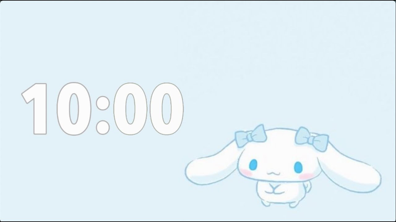 10 minute timer with Cinnamoroll