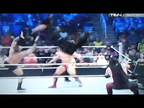 SmackDown / 6-14-2013 Randy Orton,Daniel Bryan & Kane Vs The shield